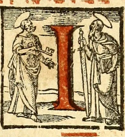 An illustration from Missale romanvm, ex decreto sacrosancti Concilij Tridentini restitum, 1575, leaf 544