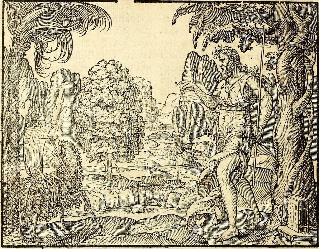 An illustration from Missale romanvm, ex decreto sacrosancti Concilij Tridentini restitum, 1575, leaf 553