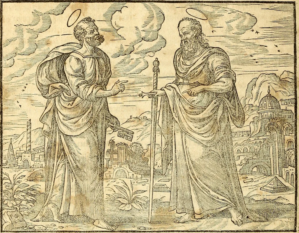 An illustration from Missale romanvm, ex decreto sacrosancti Concilij Tridentini restitum, 1575, leaf 559