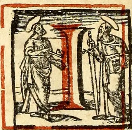 An illustration from Missale romanvm, ex decreto sacrosancti Concilij Tridentini restitum, 1575, leaf 581