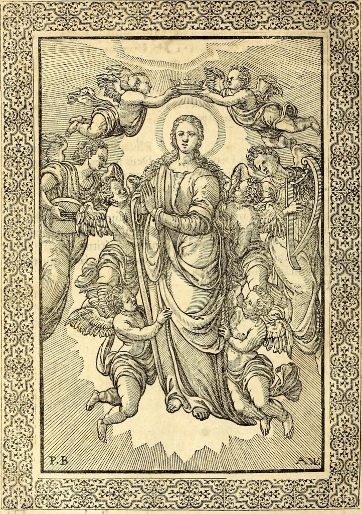 An illustration from Missale romanvm, ex decreto sacrosancti Concilij Tridentini restitum, 1575, leaf 597