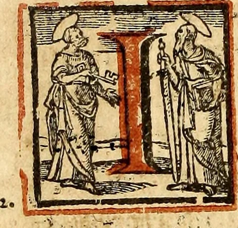 An illustration from Missale romanvm, ex decreto sacrosancti Concilij Tridentini restitum, 1575, leaf 635