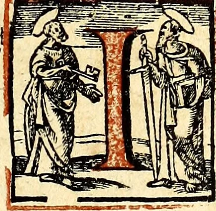 An illustration from Missale romanvm, ex decreto sacrosancti Concilij Tridentini restitum, 1575, leaf 664