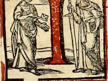 An illustration from Missale romanvm, ex decreto sacrosancti Concilij Tridentini restitum, 1575, leaf 680