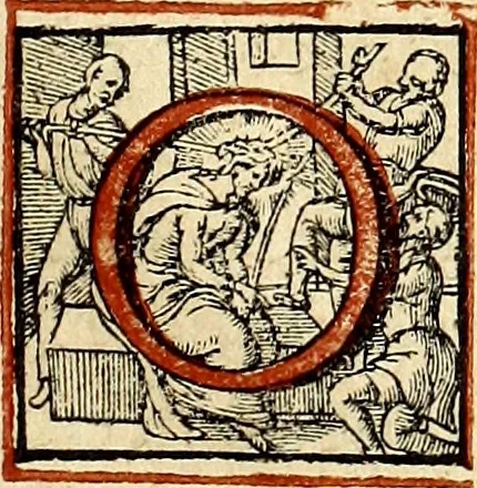 An illustration from Missale romanvm, ex decreto sacrosancti Concilij Tridentini restitum, 1575, leaf 682