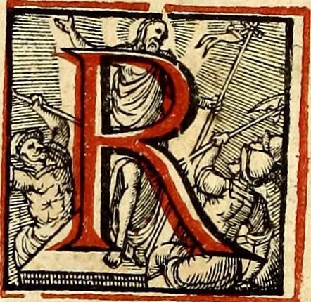 An illustration from Missale romanvm, ex decreto sacrosancti Concilij Tridentini restitum, 1575, leaf 743