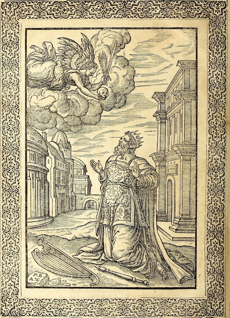 An illustration from Missale romanvm, ex decreto sacrosancti Concilij Tridentini restitum, 1575, leaf 75