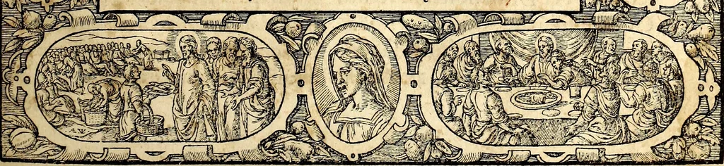 An illustration from Missale romanvm, ex decreto sacrosancti Concilij Tridentini restitum, 1575, leaf 76