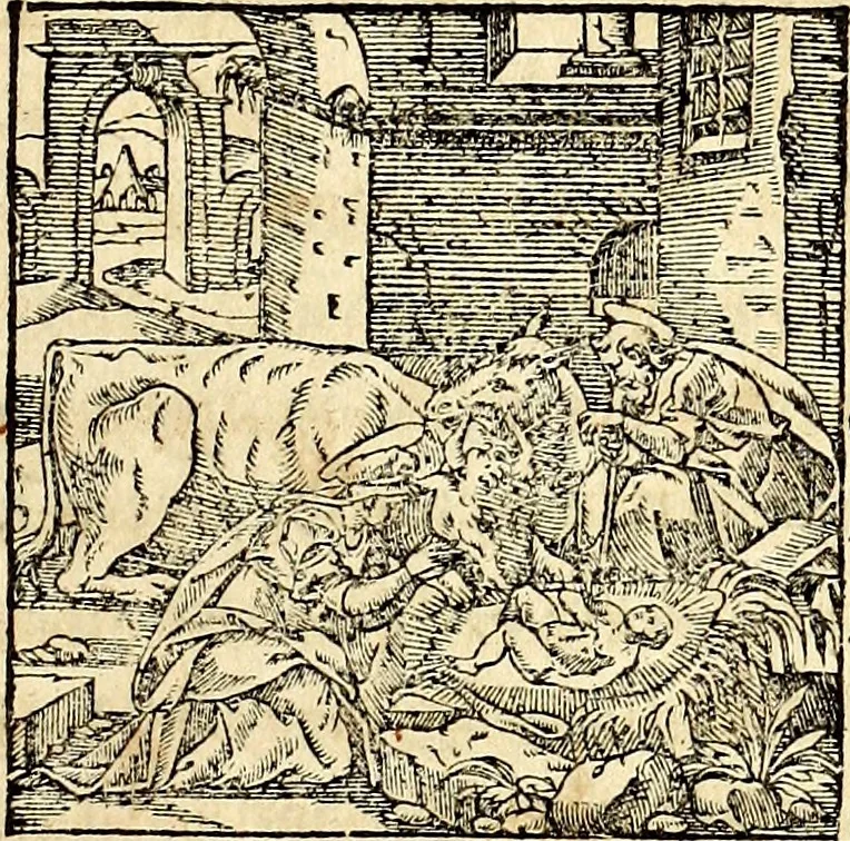 An illustration from Missale romanvm, ex decreto sacrosancti Concilij Tridentini restitum, 1575, leaf 96