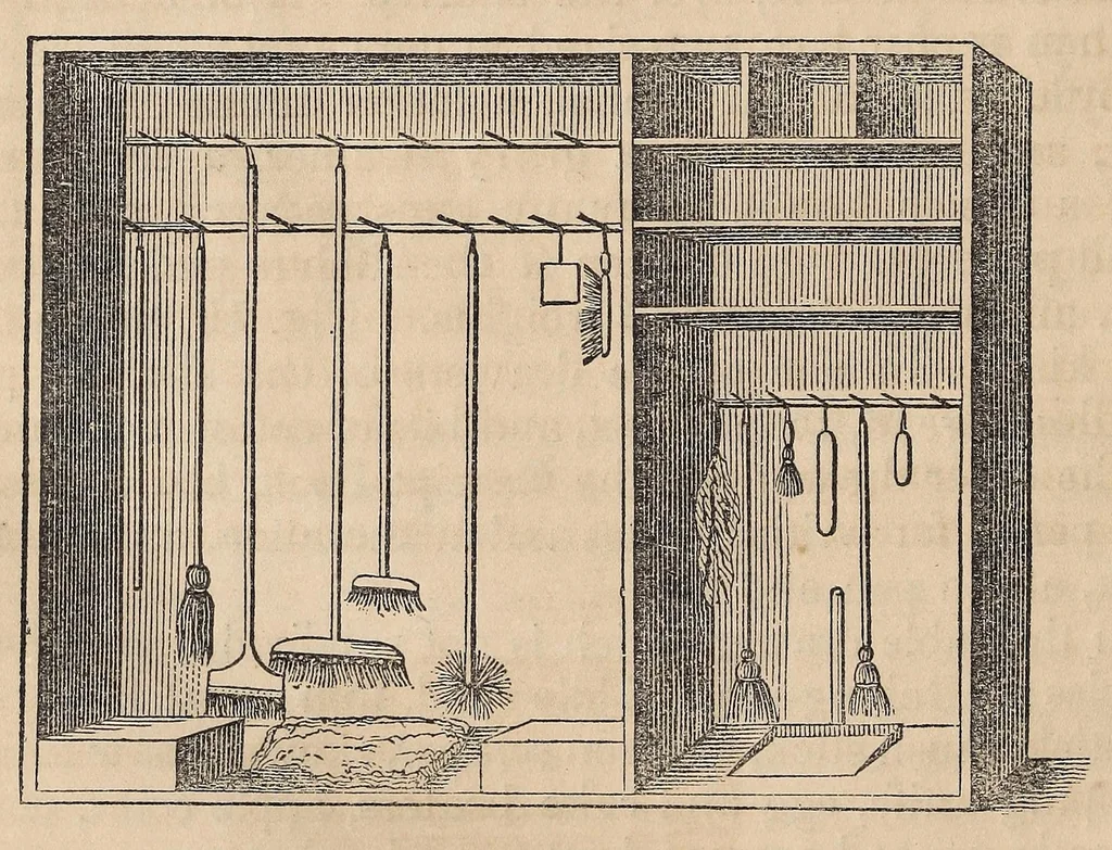 An illustration from Miss Beecher's domestic receipt book; designed as a supplement to her Treatise on domestic economy, 1862, leaf 280