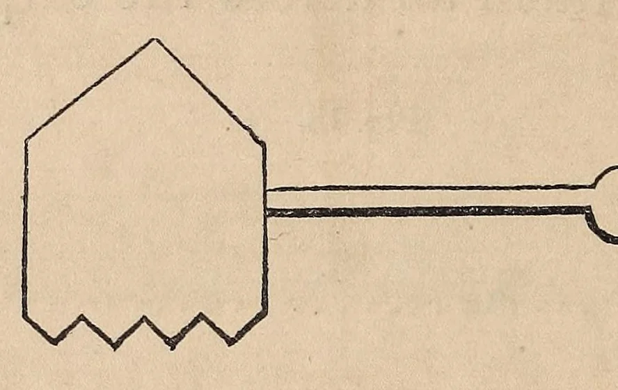An illustration from Miss Beecher's domestic receipt book; designed as a supplement to her Treatise on domestic economy, 1862, leaf 284