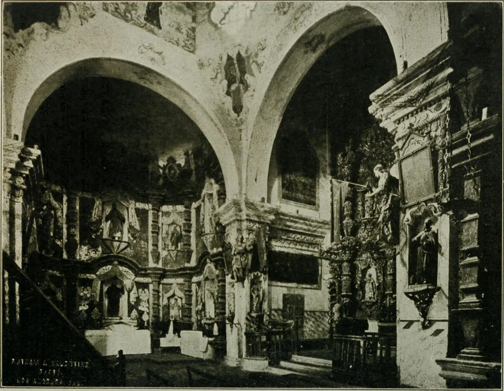 An illustration from Mission architecture as exemplified in San Xavier del Bac; including a complete list of the missions in the South-west; also a bibliography of the manuscripts and works pertaining to the subject, 1919, leaf 101