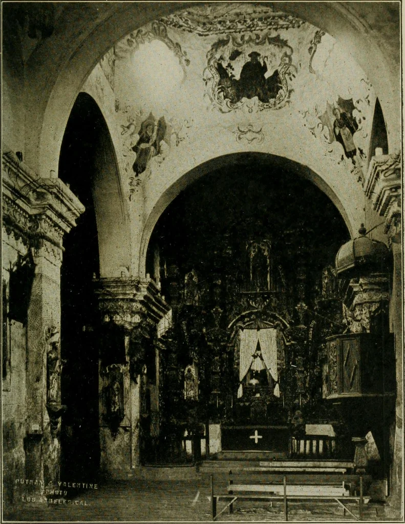 An illustration from Mission architecture as exemplified in San Xavier del Bac; including a complete list of the missions in the South-west; also a bibliography of the manuscripts and works pertaining to the subject, 1919, leaf 104
