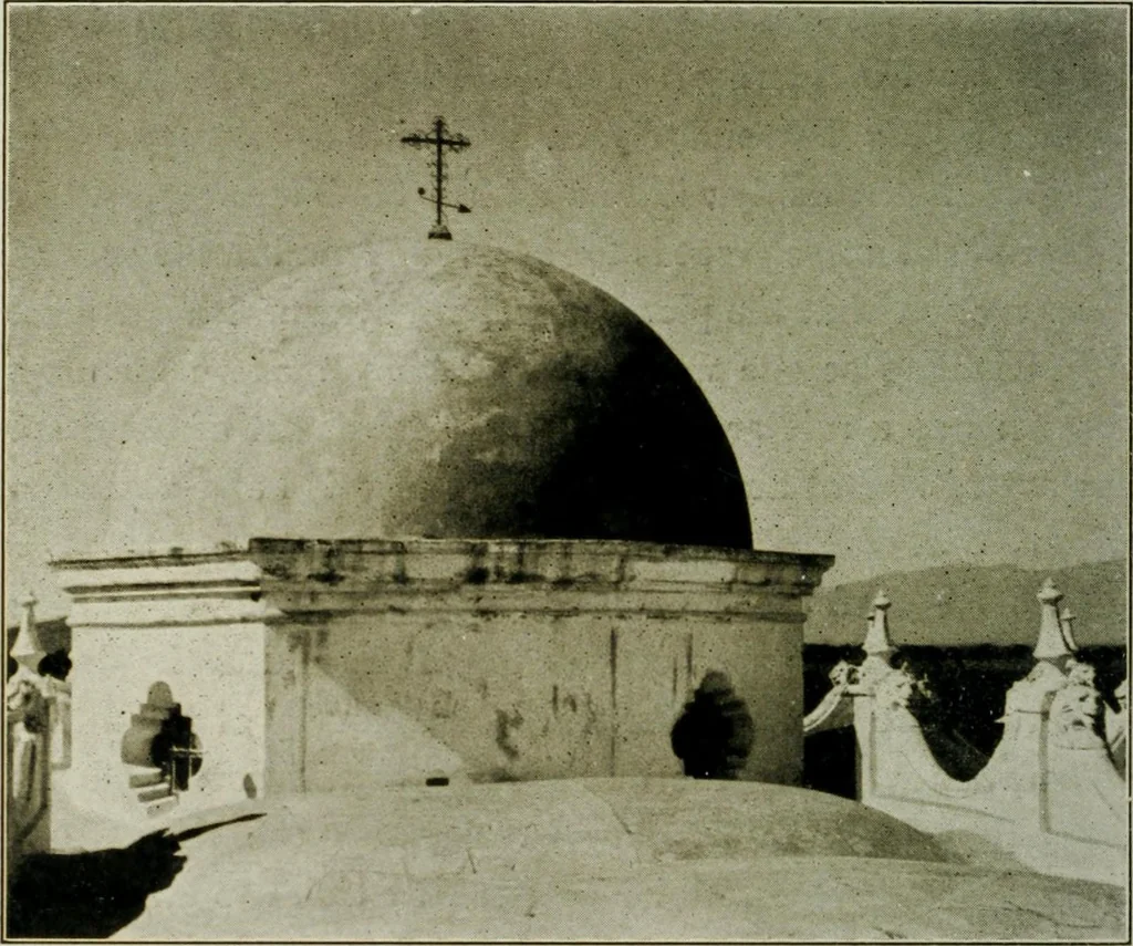 An illustration from Mission architecture as exemplified in San Xavier del Bac; including a complete list of the missions in the South-west; also a bibliography of the manuscripts and works pertaining to the subject, 1919, leaf 131