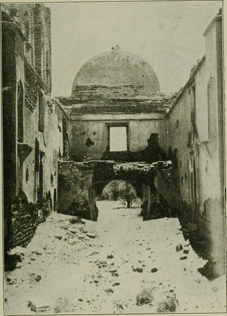 An illustration from Mission architecture as exemplified in San Xavier del Bac; including a complete list of the missions in the South-west; also a bibliography of the manuscripts and works pertaining to the subject, 1919, leaf 132