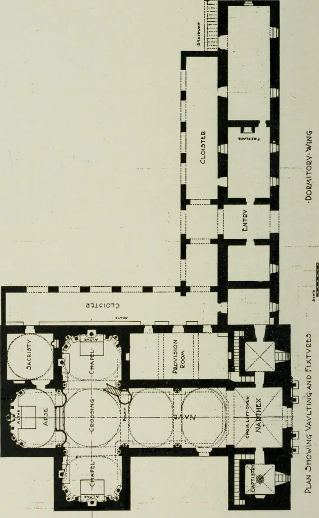 An illustration from Mission architecture as exemplified in San Xavier del Bac; including a complete list of the missions in the South-west; also a bibliography of the manuscripts and works pertaining to the subject, 1919, leaf 141