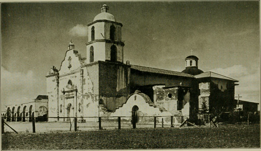 An illustration from Mission architecture as exemplified in San Xavier del Bac; including a complete list of the missions in the South-west; also a bibliography of the manuscripts and works pertaining to the subject, 1919, leaf 20