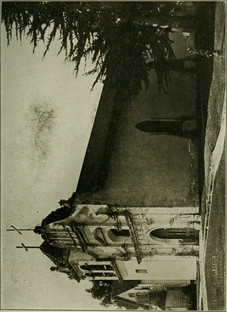 An illustration from Mission architecture as exemplified in San Xavier del Bac; including a complete list of the missions in the South-west; also a bibliography of the manuscripts and works pertaining to the subject, 1919, leaf 34