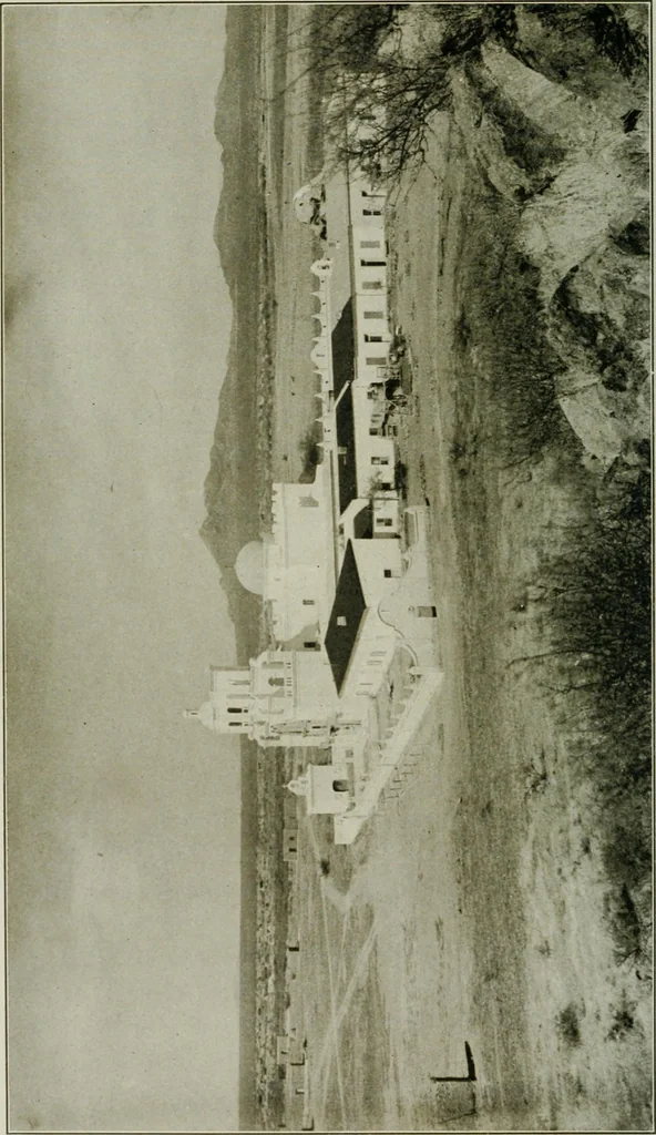 An illustration from Mission architecture as exemplified in San Xavier del Bac; including a complete list of the missions in the South-west; also a bibliography of the manuscripts and works pertaining to the subject, 1919, leaf 45