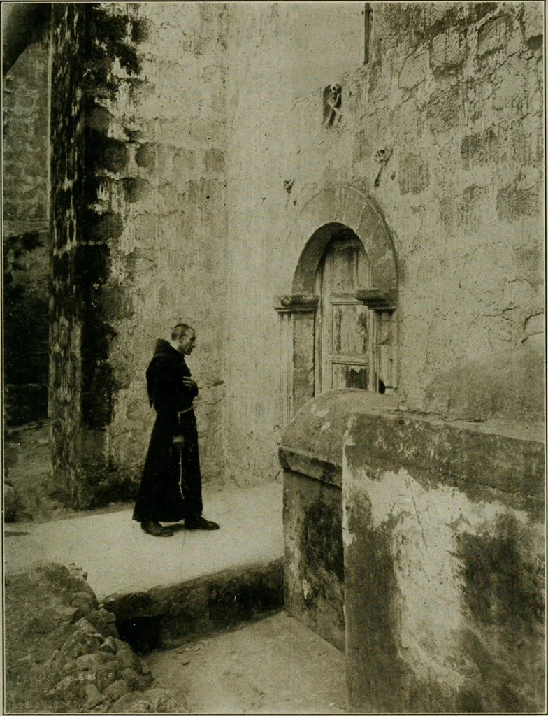An illustration from Mission architecture as exemplified in San Xavier del Bac; including a complete list of the missions in the South-west; also a bibliography of the manuscripts and works pertaining to the subject, 1919, leaf 60