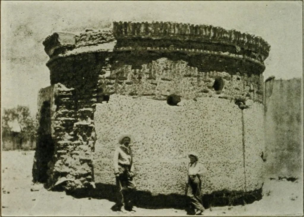 An illustration from Mission architecture as exemplified in San Xavier del Bac; including a complete list of the missions in the South-west; also a bibliography of the manuscripts and works pertaining to the subject, 1919, leaf 61