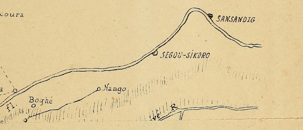 An illustration from Mission dans le Haut-Niger et a Ségou, 1880-1881, 1881, leaf 63