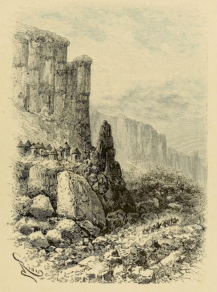 An illustration from Mission d'exploration du Haut-Niger: voyage au Soudan Français (Haut-Niger et pays de Ségou) 1879-1881, 1885, leaf 339