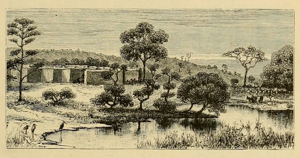 An illustration from Mission d'exploration du Haut-Niger: voyage au Soudan Français (Haut-Niger et pays de Ségou) 1879-1881, 1885, leaf 369