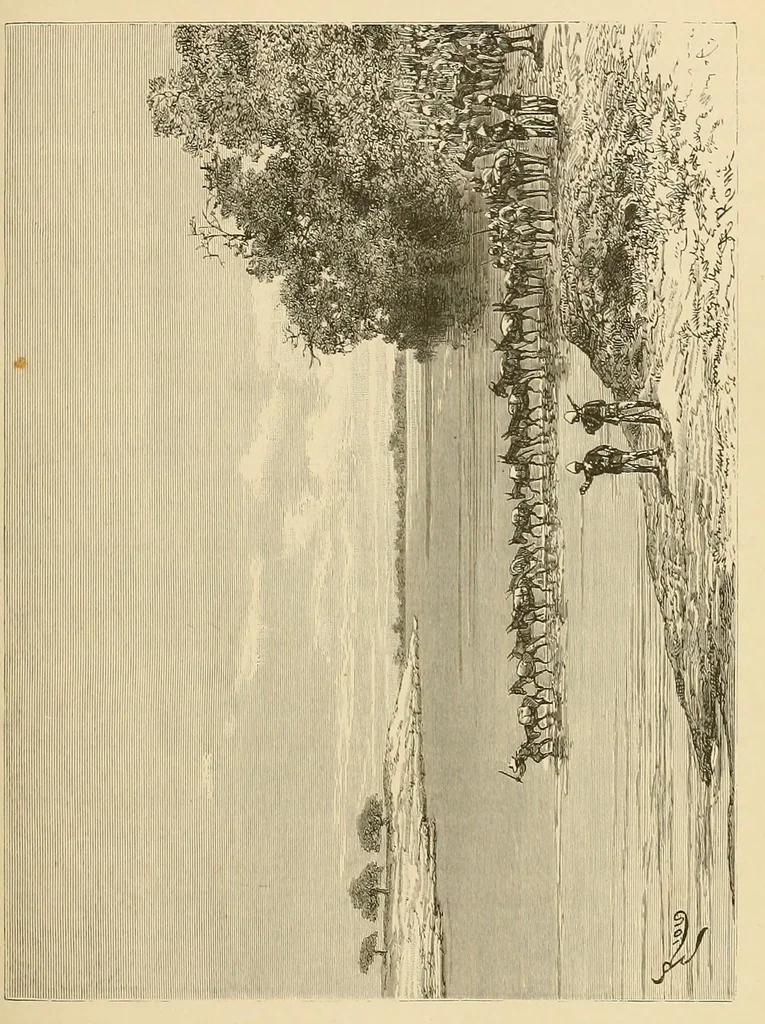 An illustration from Mission d'exploration du Haut-Niger: voyage au Soudan Français (Haut-Niger et pays de Ségou) 1879-1881, 1885, leaf 89
