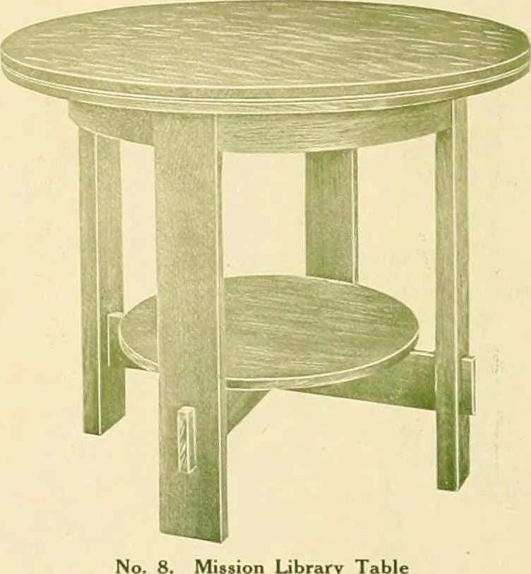 An illustration from Mission furniture : also fine cabinet work to order., 1908, leaf 11