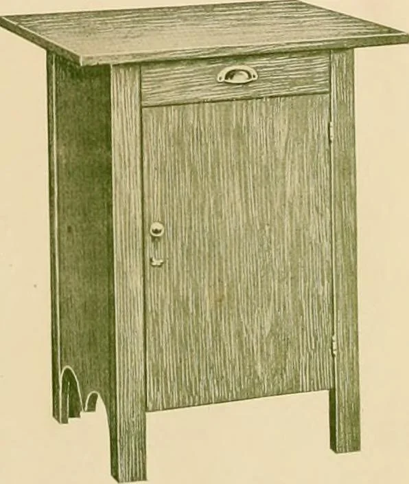 An illustration from Mission furniture : also fine cabinet work to order., 1908, leaf 12