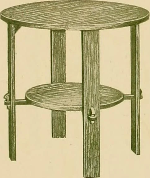 An illustration from Mission furniture : also fine cabinet work to order., 1908, leaf 12