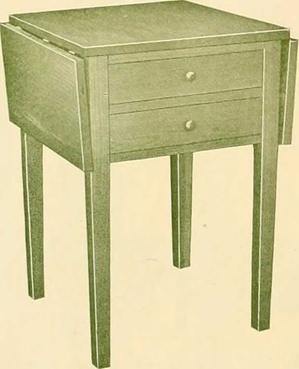 An illustration from Mission furniture : also fine cabinet work to order., 1908, leaf 13