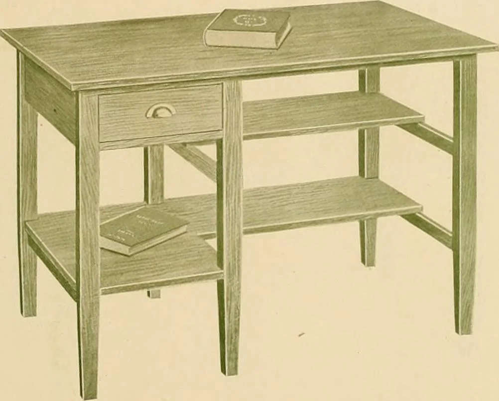 An illustration from Mission furniture : also fine cabinet work to order., 1908, leaf 8