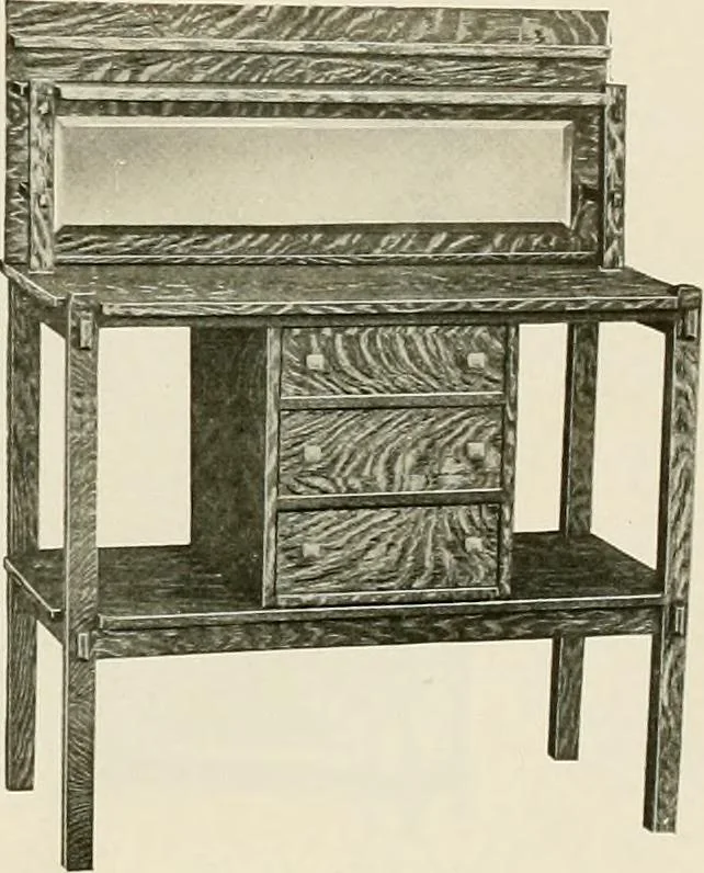 An illustration from Mission furniture., 1910, leaf 28