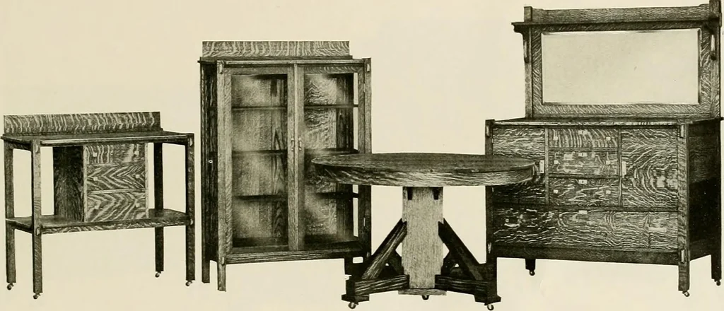 An illustration from Mission furniture., 1910, leaf 30