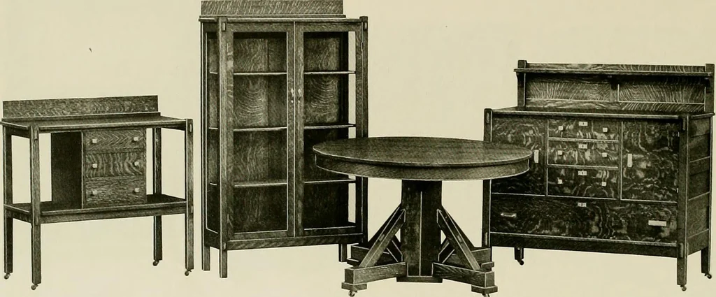 An illustration from Mission furniture., 1910, leaf 31