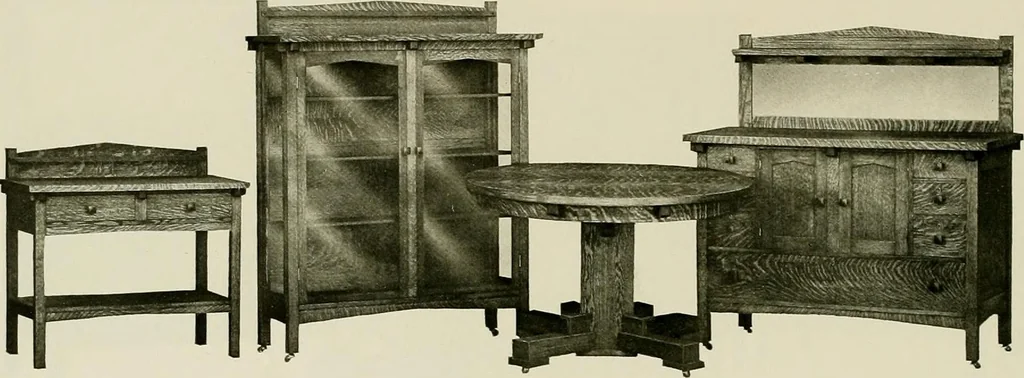 An illustration from Mission furniture., 1910, leaf 33