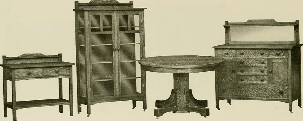 An illustration from Mission furniture., 1910, leaf 35