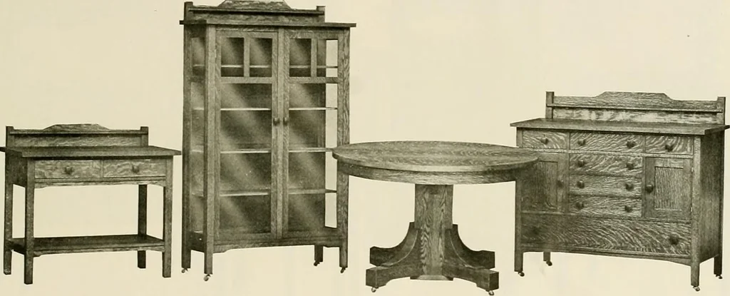 An illustration from Mission furniture., 1910, leaf 36