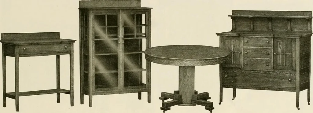 An illustration from Mission furniture., 1910, leaf 40