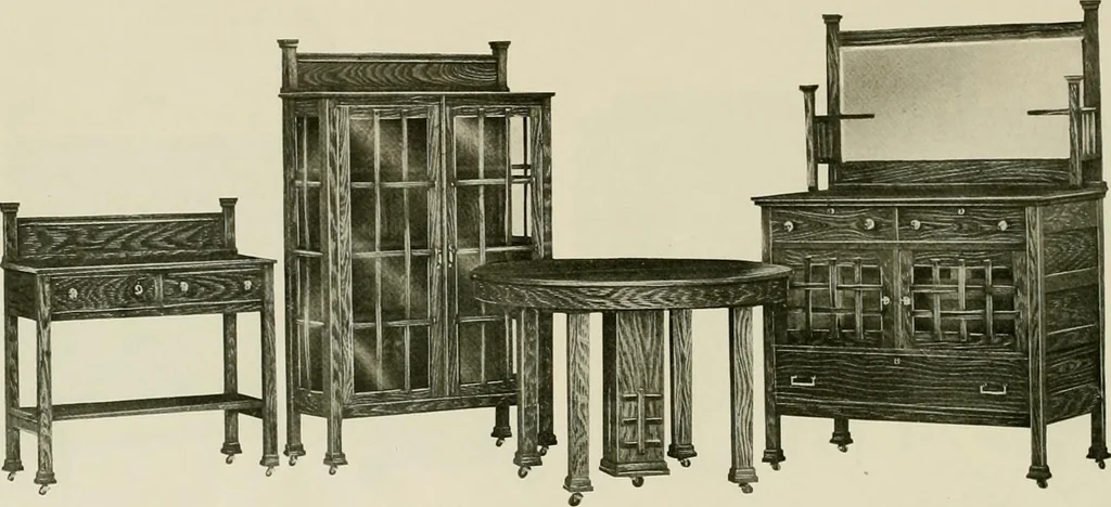 An illustration from Mission furniture., 1910, leaf 41