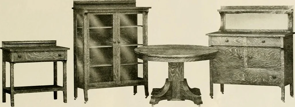 An illustration from Mission furniture., 1910, leaf 42