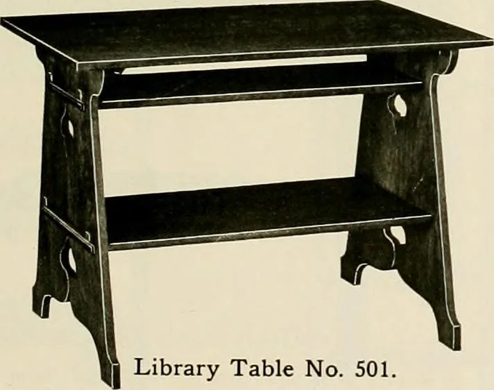 An illustration from Mission furniture., 1910, leaf 50