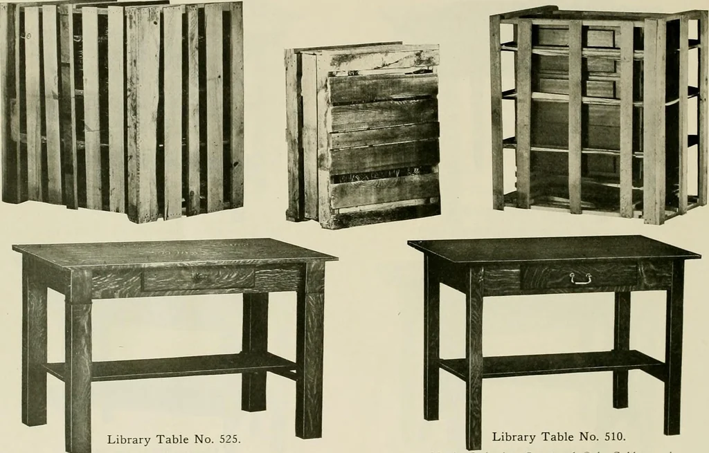 An illustration from Mission furniture., 1910, leaf 51