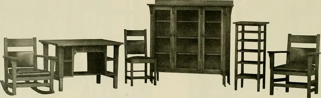 An illustration from Mission furniture., 1910, leaf 53