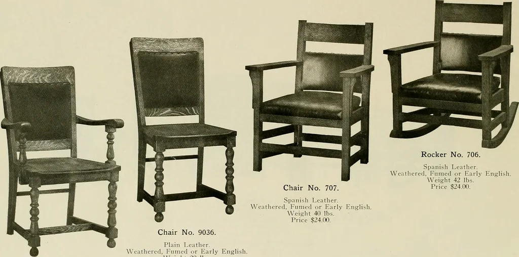 An illustration from Mission furniture., 1910, leaf 57