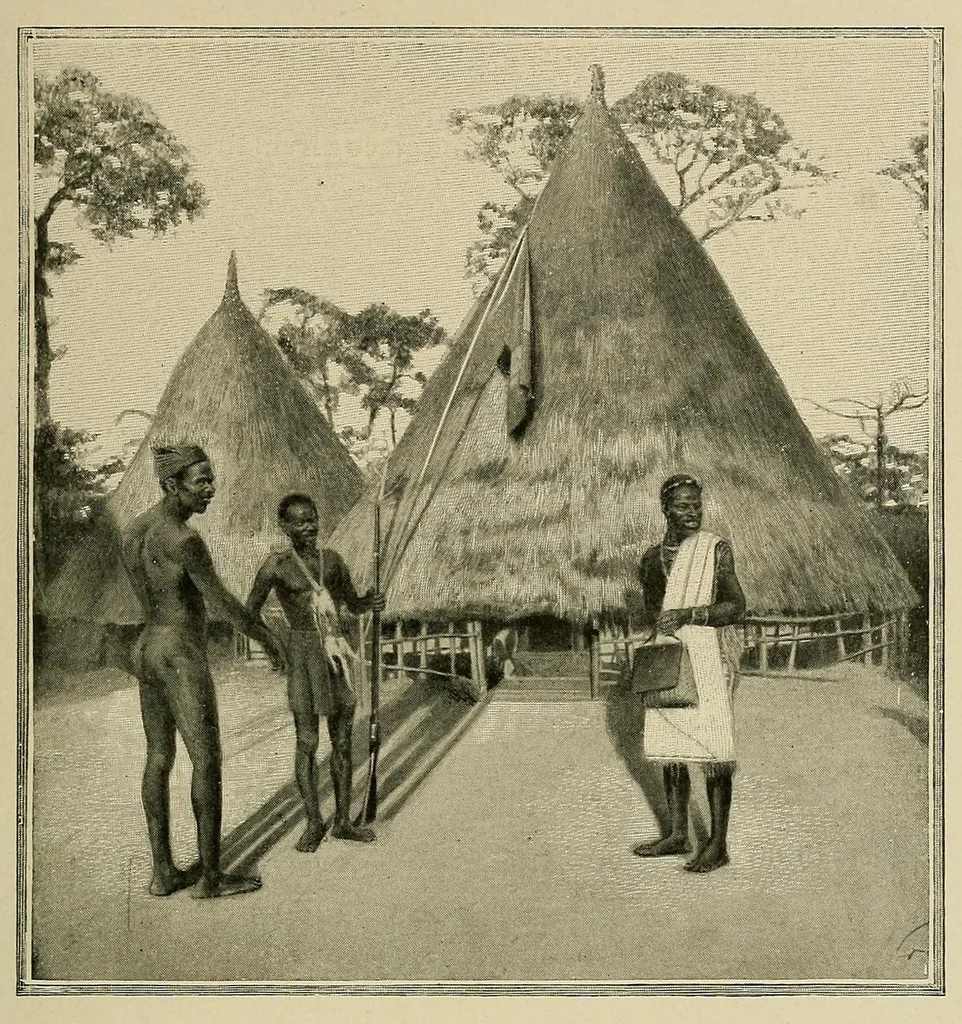 An illustration from Mission Hostains-d'Ollone, 1898-1900 : de la Côte d'Ivoire au Soudan et à la Guinée, 1901, leaf 169