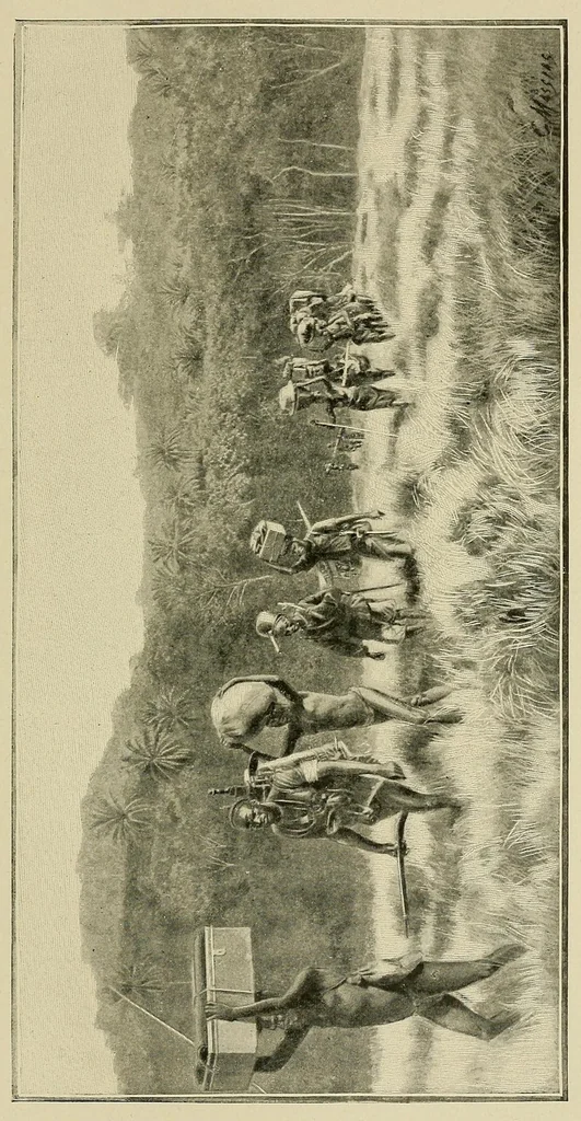 An illustration from Mission Hostains-d'Ollone, 1898-1900 : de la Côte d'Ivoire au Soudan et à la Guinée, 1901, leaf 225