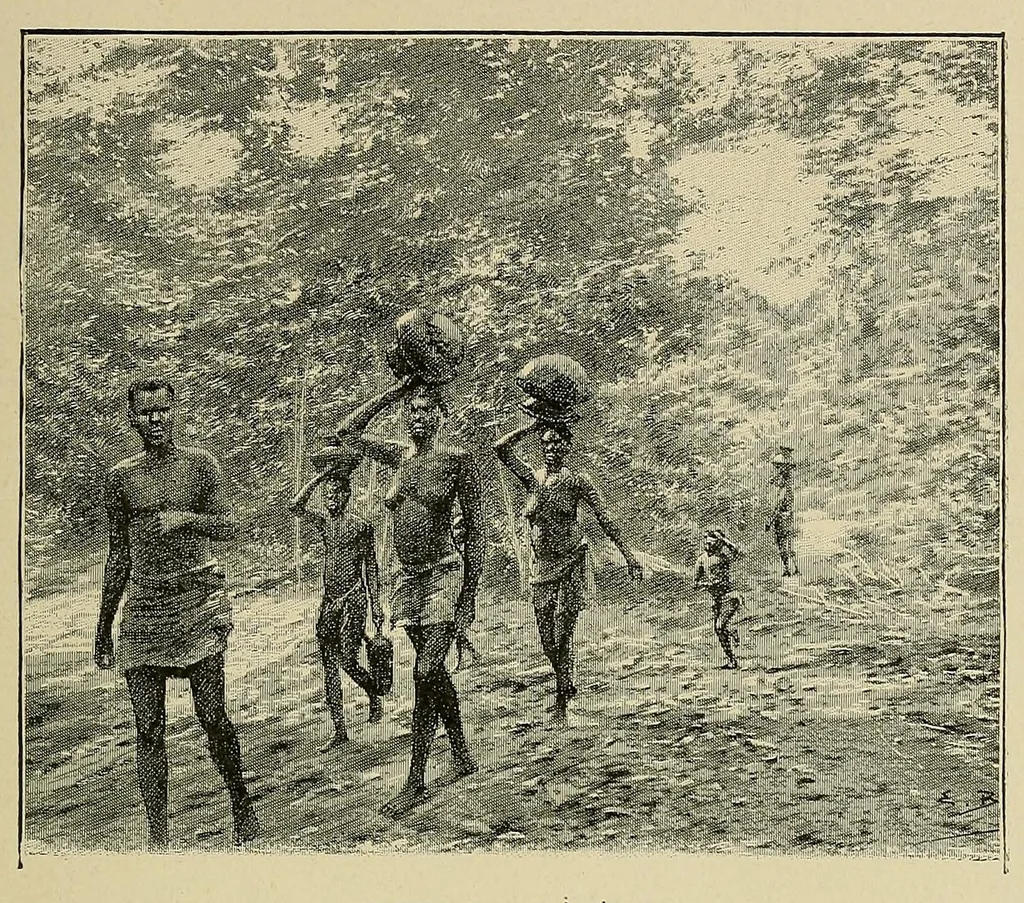 An illustration from Mission Hostains-d'Ollone, 1898-1900 : de la Côte d'Ivoire au Soudan et à la Guinée, 1901, leaf 97